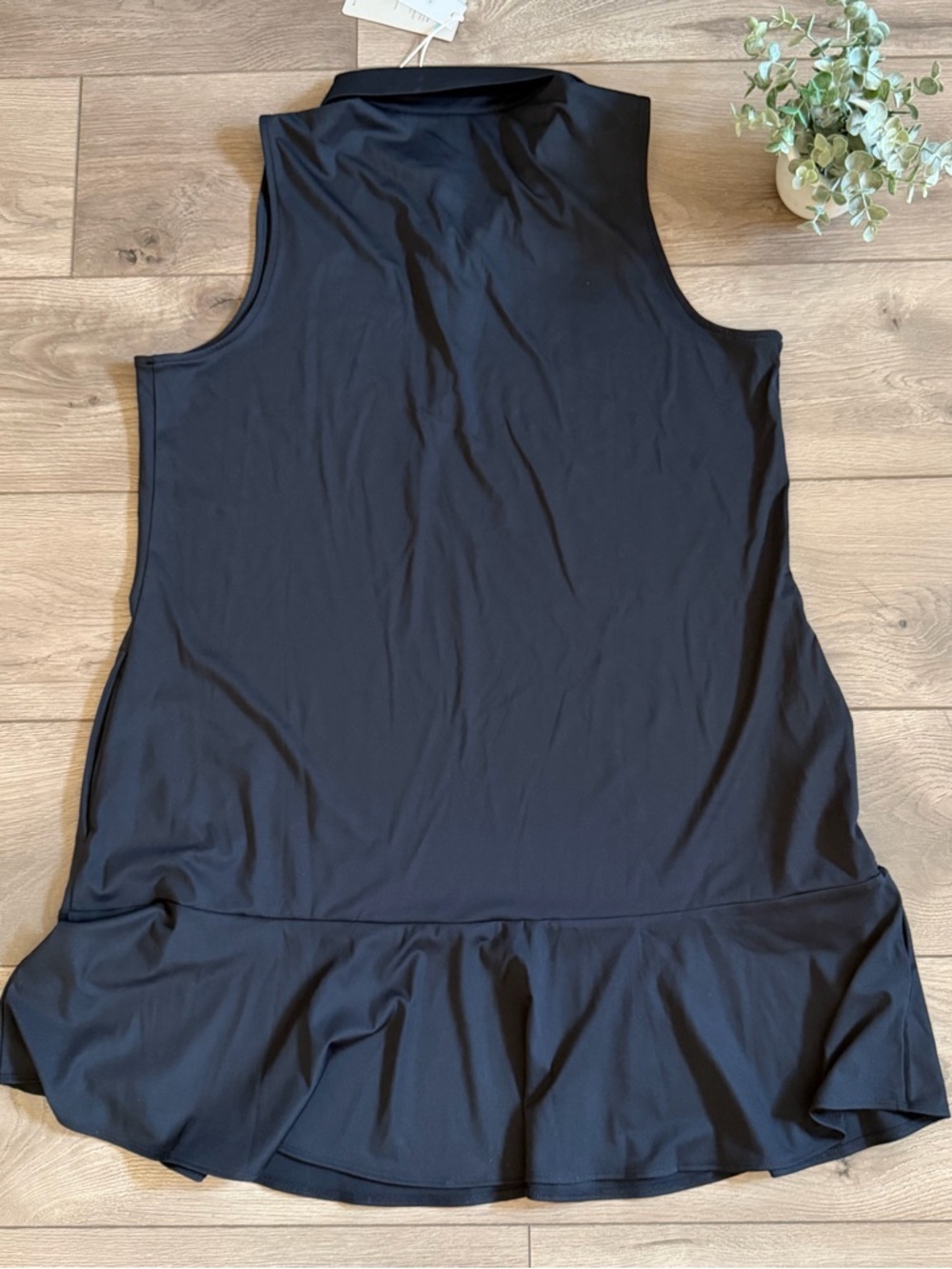 NWT TOMMY BAHAMA Abby Flounce Island Zone Black Dress Size XL - Picture 7 of 7